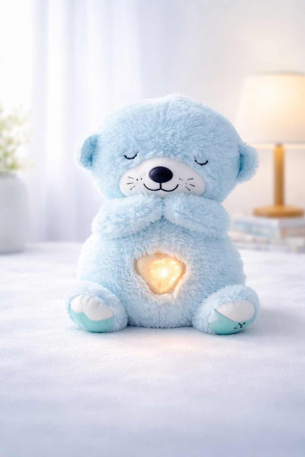 Musical LED Plush Teddy Bear – Soft Night Light Toy